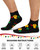 Cutecrop 10 Pairs Black Power Socks for Men African Flag Novelty Ankle Socks Funny Kwanzaa Christmas Holiday Freedom Day Gifts Black History Month Juneteenth Gifts Bulk for African American Men