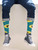 Afrisocks 5-pairs collection Kente, Ankara, African Wax Print socks (Large (US men's 8-13), N Collection)
