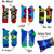 Afrisocks 5-pairs collection Kente, Ankara, African Wax Print socks (Large (US men's 8-13), N Collection)