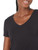 Amazon Essentials Women's Relaxed-Fit Short-Sleeve V-Neck Tunic (Available in Plus Size), Black, X-Large