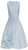 Oscar De La Renta, Peony Appliqué Knit Dress, Light Blue, L