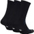 Nike Unisex Jordan Jumpman Crew Socks (3 Pack) Black/Black/Black (Men's Shoe Size 8-12)