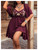 Verdusa Women's Plus Size Western Boho Floral Flowy Dress Cowgirl Outfits Country Summer A Line Dresses S-4XL Burgundy XX-Large Plus
