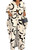 LROSEY Plus Size Causal Cardigan Sets Women 2 Piece Outfits with Floral Pattern Wide Leg Pants Beige