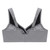 Glamorise Full Figure Plus Size MagicLift Moisture Control Bra Wirefree #1064 Gray Heather