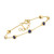 Ross-Simons 2.50 ct. t.w. Bezel-Set Sapphire Station Bracelet in 18kt Gold Over Sterling. 7 inches