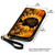 Sistabag Personalized Leather Wallet For Women - Sunflowers - African Pride Woman Clutch Purse - Sunflower Gifts For Black Women African Queen - African American Art Black Girl Bag Purse