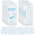 Treela 300 Pcs Bulk Deodorant Large Body Wipes Individually Wrapped Wet Wipes Travel Size for Adults Shower for Homeless Supplies Hygiene Personal Cleansing for Hiking Gym(7.09" X 9.84",White)