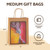 YEEHAW Brown Paper Bags with Handles Bulk 8"x4.5"x10.8" 100Pcs Gift Kraft Bags Medium Size, Brown Craft with Handles, Gifts Bag Bulk, Suitable for Retail, Party, Shopping, Merchandise