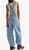 loveimgs Women Y2k Baggy Barrel Jeans Overalls Wide Leg Denim Pants Bib Overalls Jumpsuit Boyfriend Patchwork Jeans (Medium,Blue)
