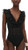 Sea Women's Babette Eyelet V-Neck Ruffled One Piece, Black, S
