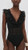 Sea Women's Babette Eyelet V-Neck Ruffled One Piece, Black, S