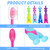 Gerrii 100 Pcs Kids Toothbrushes Bulk Soft Lovely Little Kangaroo with Covers Suction Cup Individually Wrapped for Children Toddler Home School Camp Daycare Travel