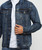 JMOJO Jean Jacket For Men - Classic Trucker Style Slim Fit Casual Outerwear Button Down Cowboy Cut - Men's Denim Jacket