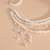 Pearl Waist Chain for Women Layered Belly Body Chains Flower Pearl Tassels Body Chains Bikini Belly Sexy Body Jewelry Bohemian Charm Waist Chain for Wedding Party Body Accessories (Pearl2)