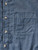 Long Sleeve Sherpa Lined Denim Shirt Jacket, Indigo, Large