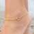 Ross-Simons 14kt Yellow Gold 2-Strand Heart Anklet. 10 inches