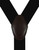 Moulen Men's Y-Back 1.4 Inches Wide 4-Clips Adjustable Suspenders, Black