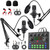 sktome Podcast Equipment Bundle for 2, V8s Voice Changer with BM-800 Podcast Microphone Bundle - Studio Condenser Microphone Perfect for Podcasting, Recording, Singing, Streaming and Gaming