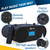 KLIM Boombox B4 CD Player Portable Audio System - New - AM/FM Radio with CD Player MP3 Bluetooth AUX USB - Wired & Wireless Mode Rechargeable Battery - Remote Control Autosleep Digital EQ