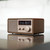 Sangean WR-16SE AM/FM/Bluetooth/Aux-in/USB Phone Charging 45th Anniversary Special Edition Wooden Cabinet Radio (Dark Walnut with Rose Gold)