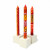 Set of Three Boxed Tall Hand-Painted Candles - Zahabu Design - Nobunto Curated by SobG Home Decors