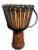 New Djembe Master Mali Style carved, 24" tall, 12" head