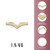Lavari Jewelers Chevron Open Band Toe Ring for Women I 10k Yellow Gold Toe Ring for Her I Adjustable Open Toe Band I One Size Fits Most Toes I 3 mm Wide Body Jewelry
