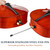 Cecilio 1/2 Size Cello, Beginner Cello 1/2, Acoustic Cello Set with Portable Bag, Bow, Rosin, Stand, String Musical Instruments for School Orchestras, Performances