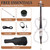 Cecilio 4/4 CECO-1WH Pearl White Electric Cello with Ebony Fittings in Style 1 (Full Size)