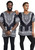 Dupsie's African Dashiki Shirt (Black and White, 7X-Large)