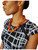 Dupsie's African Necklace wrapped in Kente Print Fabric