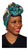 Dupsie's Turquoise and Maroon African Print Head wrap