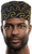 Dupsie's Adebayo African Black Kufi Hat with Gold Embroidery-1769661758
