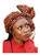 Orange African Print Ankara Head Wrap One Size
