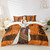 Feelyou African Duvet Cover Set King Size Ethnic African Landscape Print Bedding Set Exotic Afro Woman Animal Comforter Cover Decorative Aboriginal Bedspread Cover Microfiber Zipper 3 Pieces