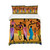 Gudong African Ethnic Style Duvet Cover African Culture Quilt Covers Pillowcases Bedding Set King Queen Full Twin Home Textile Bedclothes with Pillowcase (US Queen)