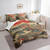 Erosebridal Oriental Dragon Bedding Comforter Sets 7pcs Japanese Style Bed in a Bag, Mountain Sea Ocean Twin Bedding Sets Sun Printed Comforter Set, Vintage Asian Theme Bedding Sets & Collections