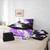 7 Piece Japanese Bedding Set With Sheets Full Sun Cherry Blossom Comforter Set Watercolor Black Purple Mountain Sakura Floral Bed In A Bag For Girls Adults Women Asian Chinese Ink Anime Bed Set
