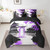 7 Piece Japanese Bedding Set With Sheets Full Sun Cherry Blossom Comforter Set Watercolor Black Purple Mountain Sakura Floral Bed In A Bag For Girls Adults Women Asian Chinese Ink Anime Bed Set