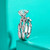 AnuClub Moissanite Wedding Rings Sets Infinity Bridal Set 3.384cttw D Color VVS1 925 Sterling Silver Twisted Vine Engagement Promise Anniversary Ring for Women With Certificate Size 7.5