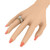 1 Carat Diamond Bridal Ring Set in 14K Yellow Gold (Ring Size 9)