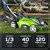 Greenworks 40V 16" Cordless Lawn Mower, Ultra-Light Push Mower with 4.0Ah Battery & Charger(75+ Tool Compatibility, 45Min Runtime)