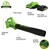 Greenworks 48V (24V x 2) 20" Cordless Battery Mower, 12" String Trimmer/Edger, & 320 CFM Blower Combo Kit w/ (2) 4.0Ah Batteries, (1) 2.0Ah Battery & Chargers