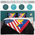 Hearts America USA and Colombia Flag Comforter Cover Set,Ultra Soft 3-Piece Duvet Cover Set,1 Duvet Cover + 2 Pillow Shams for Teen Boys Kids Girls Room Decor 79"x90"