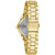 Bulova Ladies' Crystal Gold Tone Stainless Steel 3-Hand Quartz Watch, White Mother-of-Pearl Dial Style: 98L256