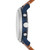 Fossil Men's Grant 44mm Quartz Stainless Steel and Leather Chronograph Watch for Men, Color: Silver/Blue, Luggage (Model: FS5151)