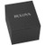 Bulova Men's Classic 3-Hand Quartz Black Leather Strap Watch, Roman Numeral Markers, 41mm