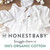 HonestBaby Baby Boys 3-pack Organic Cotton Long Sleeve Side-snap Kimono Bodysuits And Toddler T-Shirt Set, Honestly Pure White, 0-3 Months US