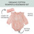 HonestBaby 2 Piece Bubble Romper & Headband Set,Girl,Sketchy Floral Dusty Pink,0-3 Months